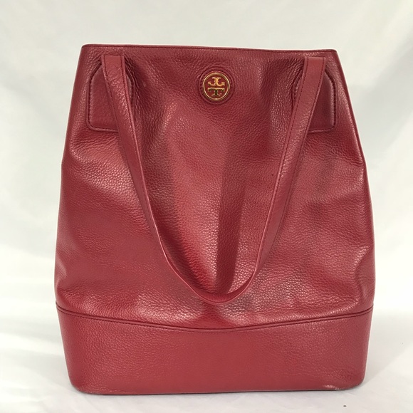Tory Burch Handbags - Authentic Tory Burch Large Pebbled Leather Bag